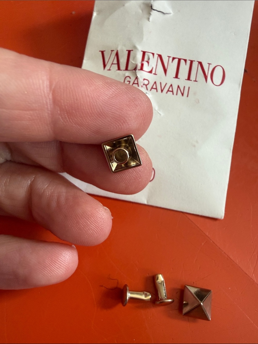 Valentino RockStud | 2 Replacement Studs In Original Envelope, Authentic - Picture 5 of 6